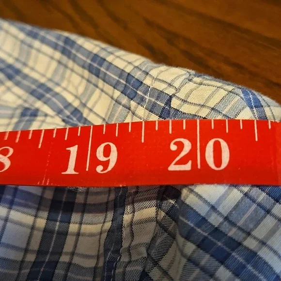 J. Crew Mens XL Blue Plaid Long Sleeve Button Down Cotton Shirt Casual Preppy - Picture 9 of 12